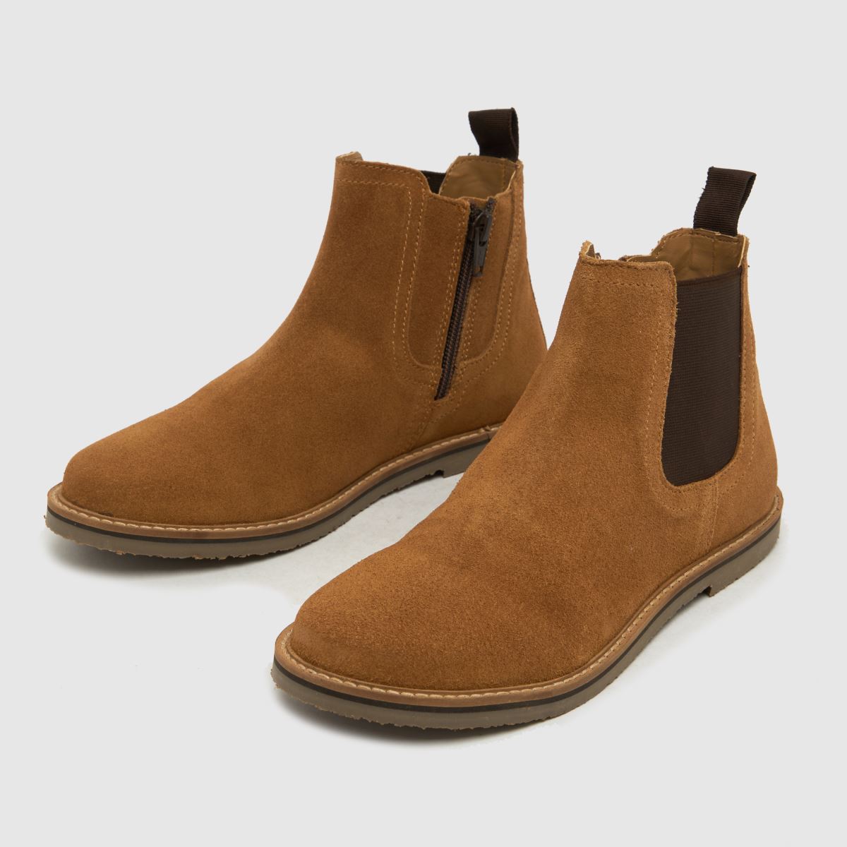 Schuh bruna, aktuella mockastövlar för pojkar och ungdomar