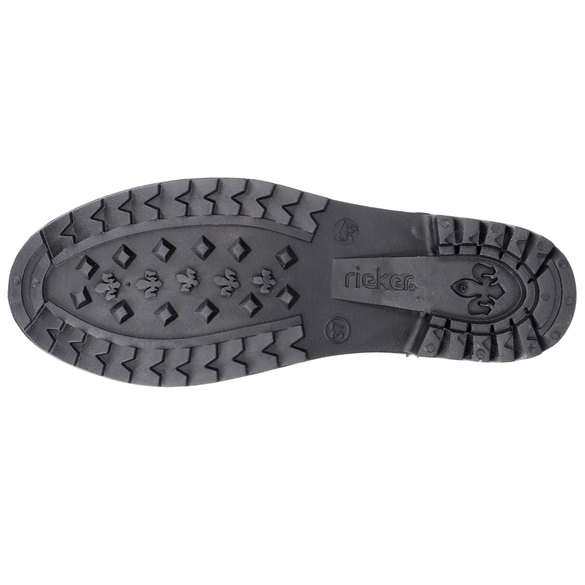 Rieker P8280 Gummistiefelette schwarz