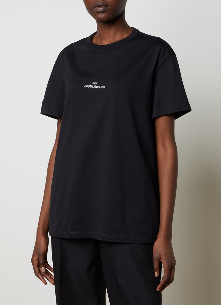 T-shirt Maison Margiela con logo ricamato