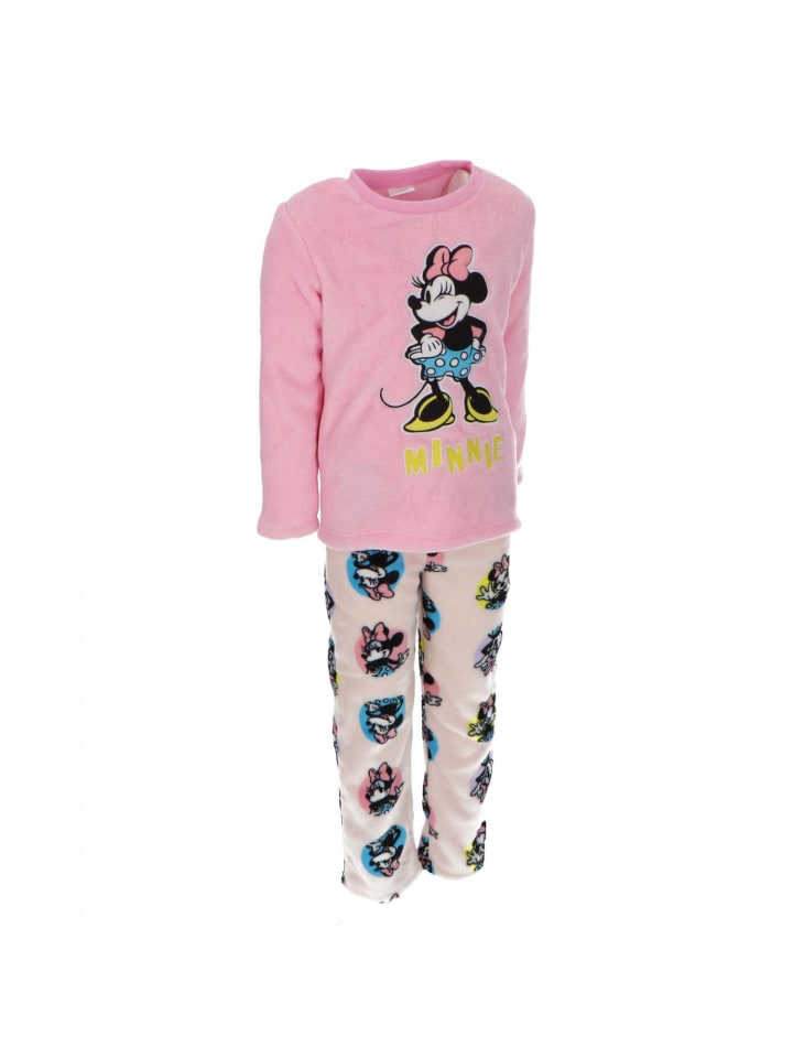 Disney Minnie Mouse Minnie Mouse Korallen-Fleece Pyjama Schlafanzug für Kinder in Blau günstig kaufen onesize