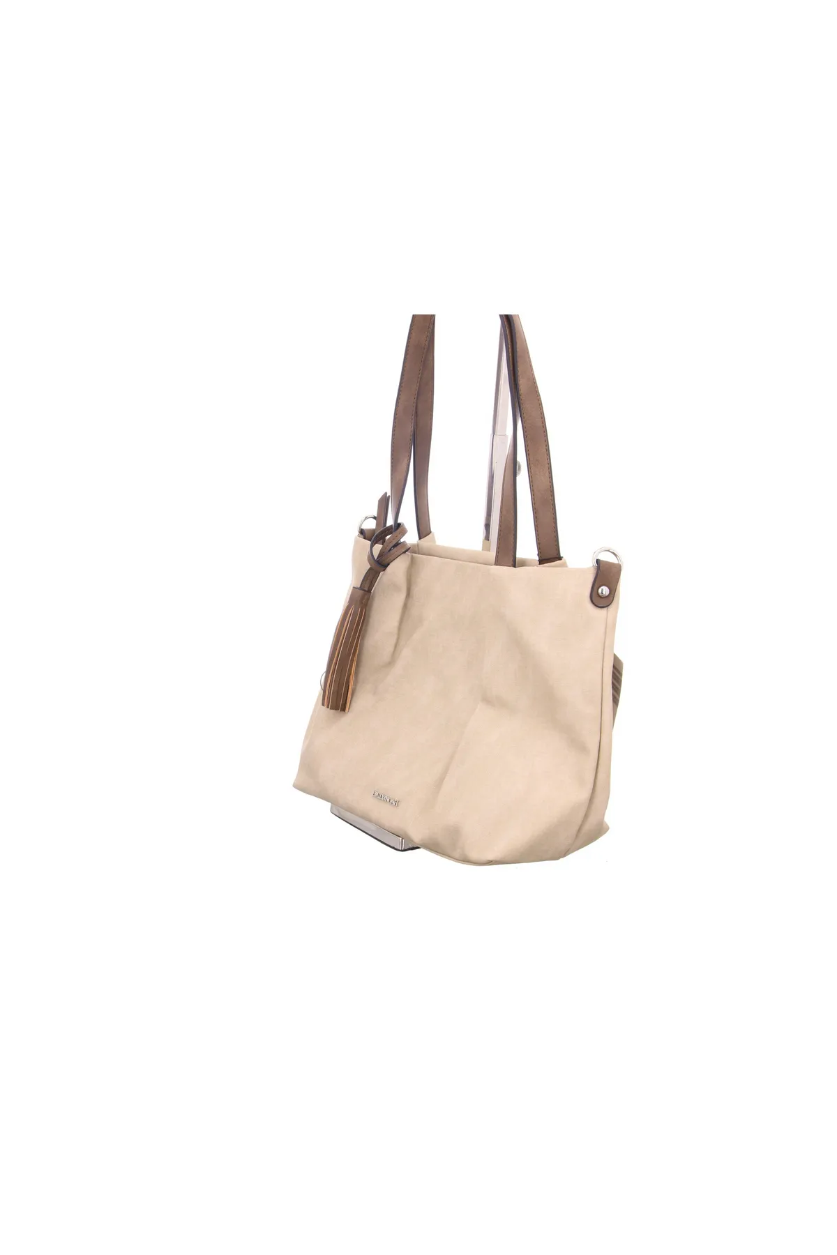 Maestro  Handtasche - Beige - Strukturiert