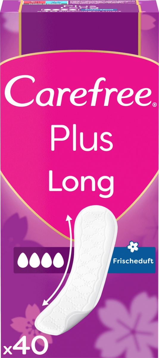 Slipeinlagen Plus Long Frischeduft, 40 St