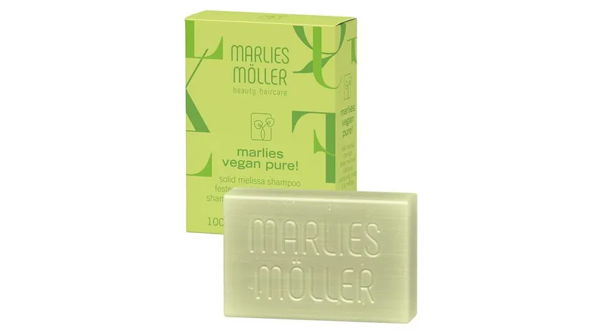 MARLIES MÖLLER VEGAN PURE Solid Melissa Shampoo 100 g