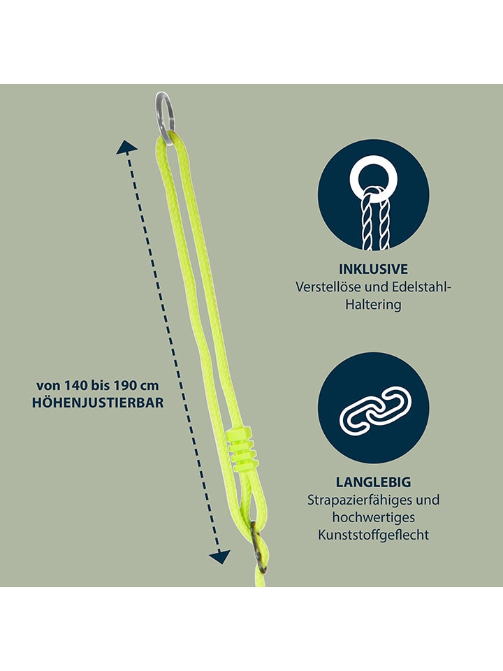Hudora Nestschaukel in Grün/ Schwarz - Ø 110 cm - ab 3 Jahren günstig kaufen onesize