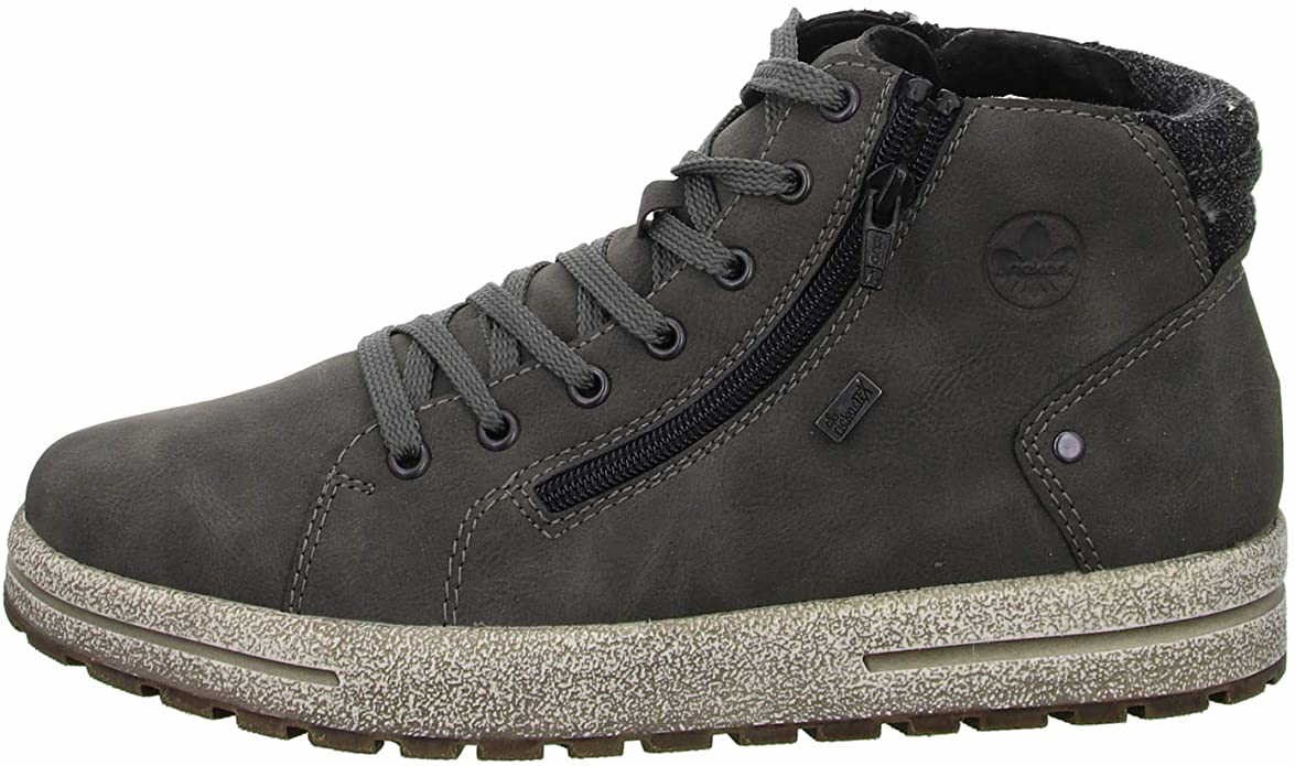 RIEKER Schnür-Stiefeletten grau