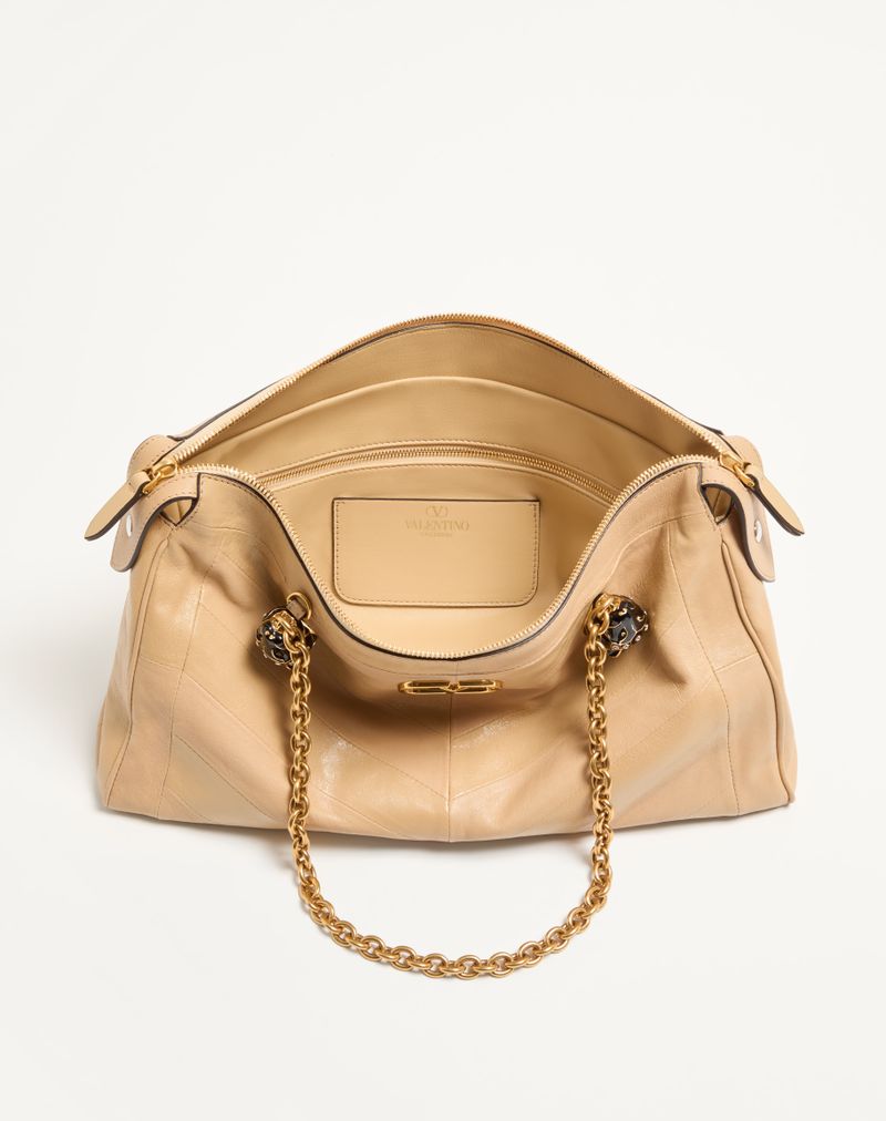Bolsa de ombro Valentino Garavani Panthea Chevron Nappa