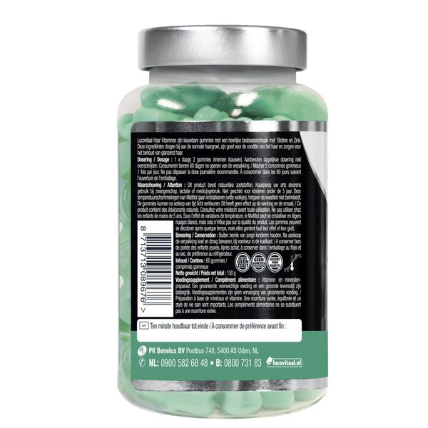 Lucovitaal Hair Vitamin Gummies 60 pieces