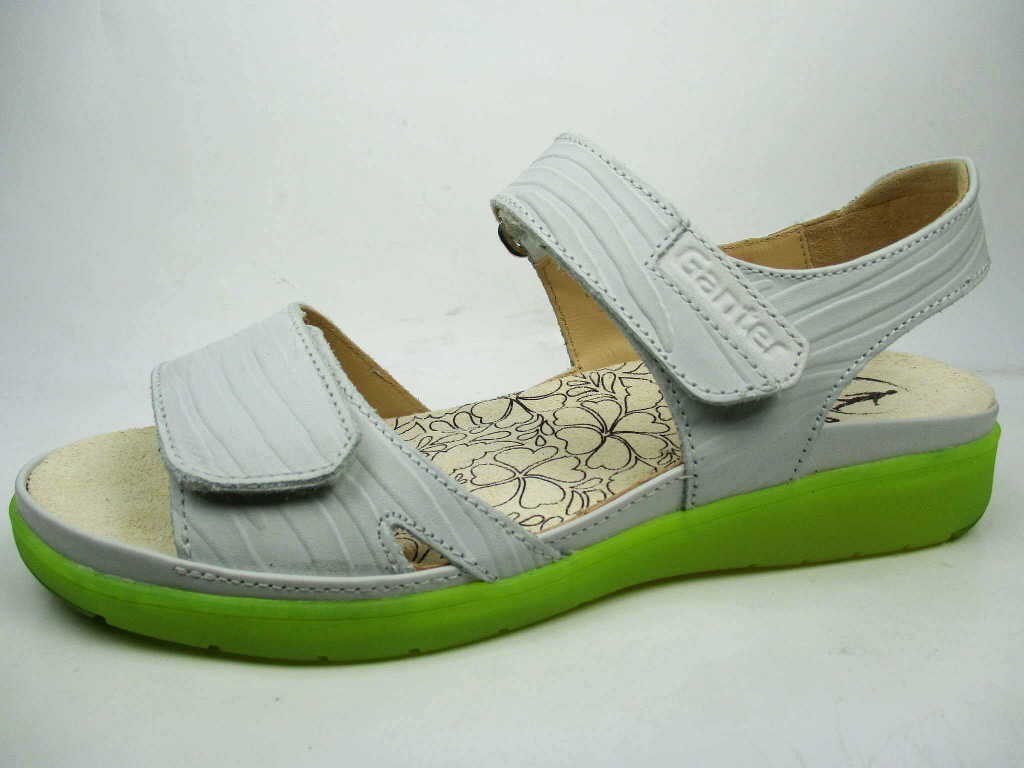 GANTER Komfort Sandalen weiss
