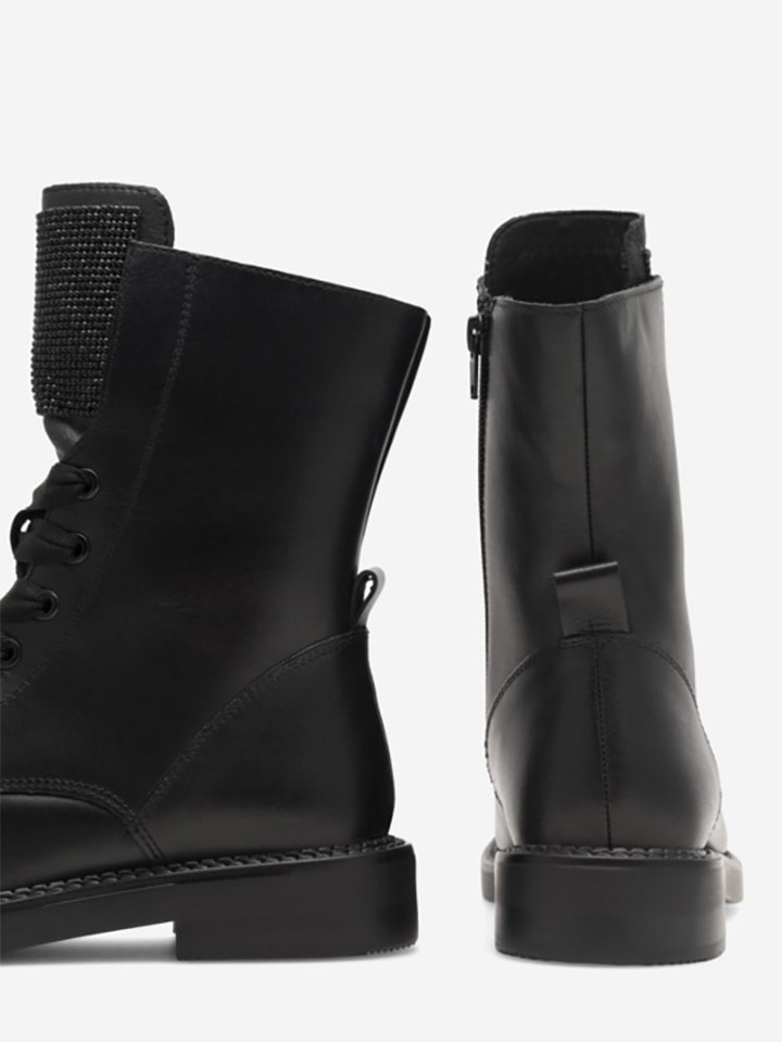 Lasocki Leder-Stiefeletten in Schwarz günstig kaufen