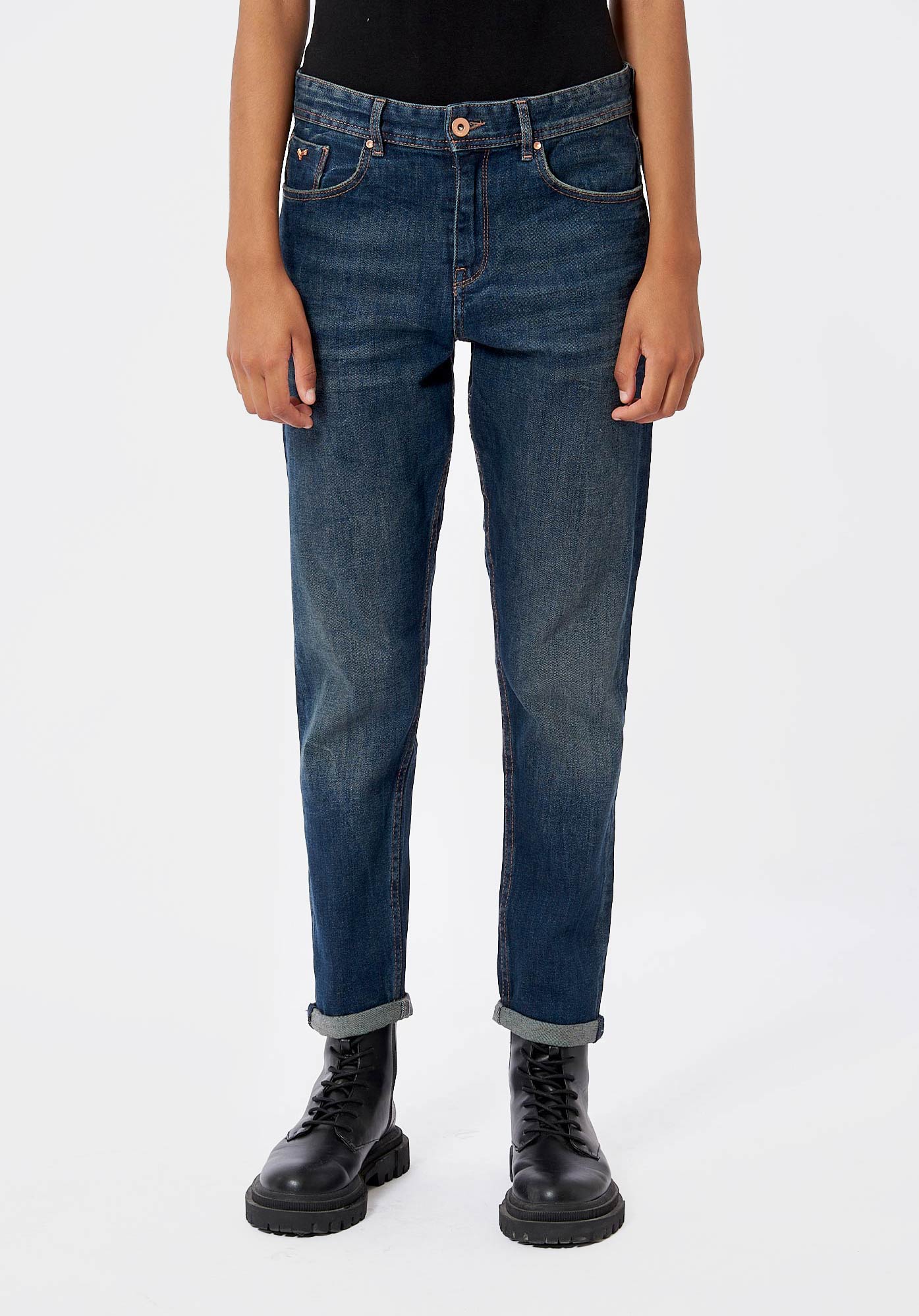 EMI    Jean boyfriend Femme