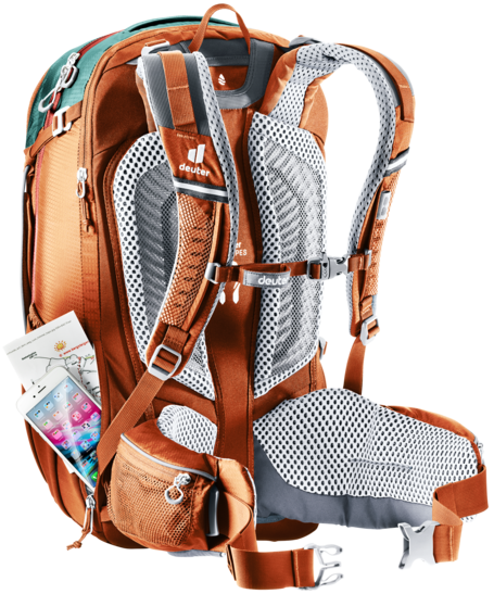 deuter Trans Alpine Pro 28 | Gut organisierter Fahrradrucksack