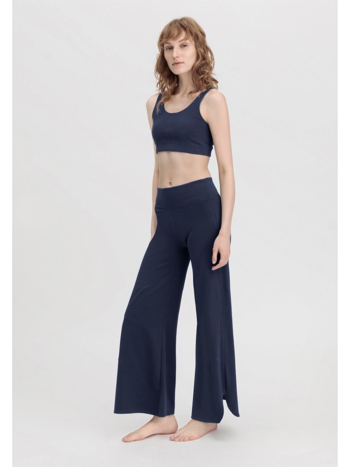 Hessnatur Yoga-Hose in dunkelblau günstig kaufen 34