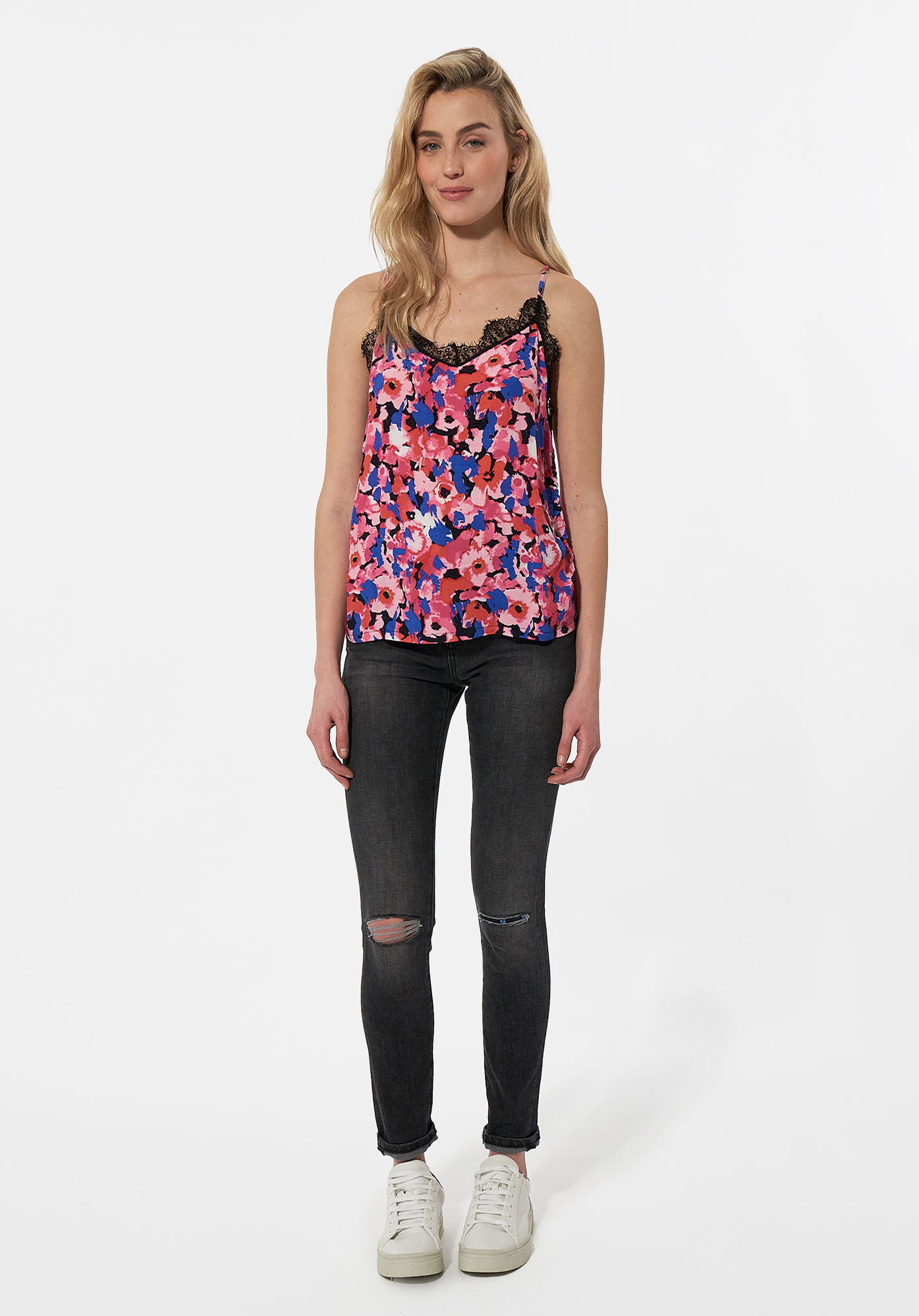 BAD    Top fleuri Femme