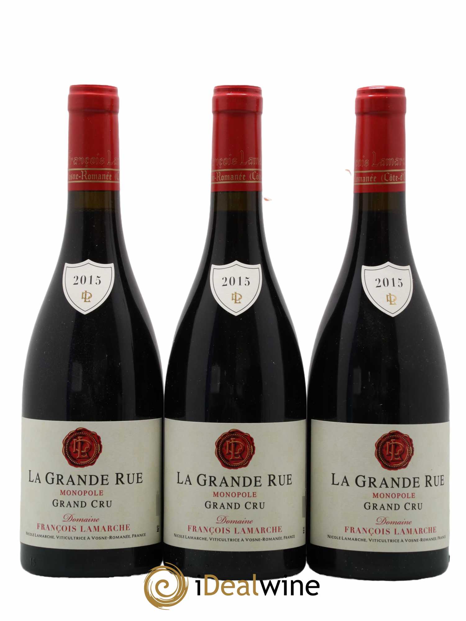 La Grande Rue Grand Cru Lamarche (Domaine)  2015 - Lot de 3 Bouteilles