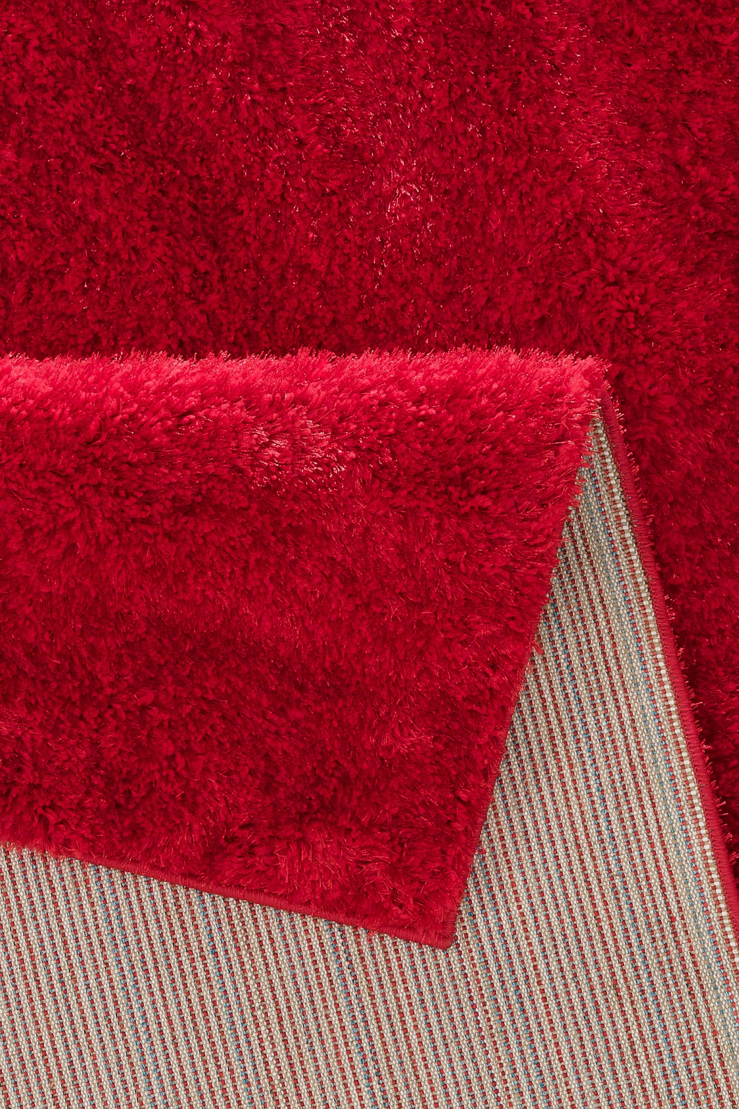 Hochflor-Teppich Mikro Soft Ideal, my home, rechteckig, Höhe: 30 mm, Microfaser, extra flauschig, Weich, Pflegeleicht, Elegant, Uni