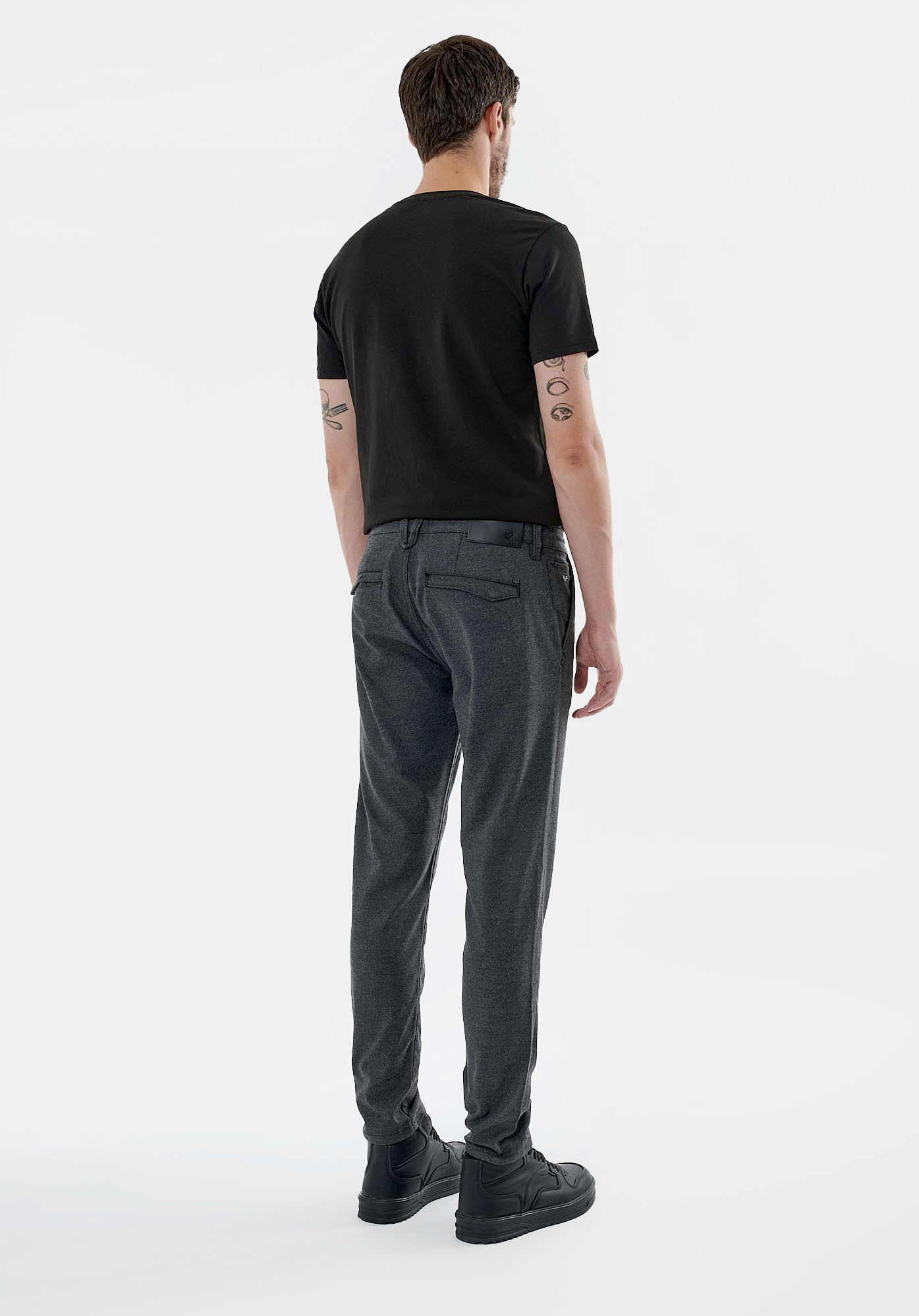 IRWIX  Jean slim relaxed gris homme