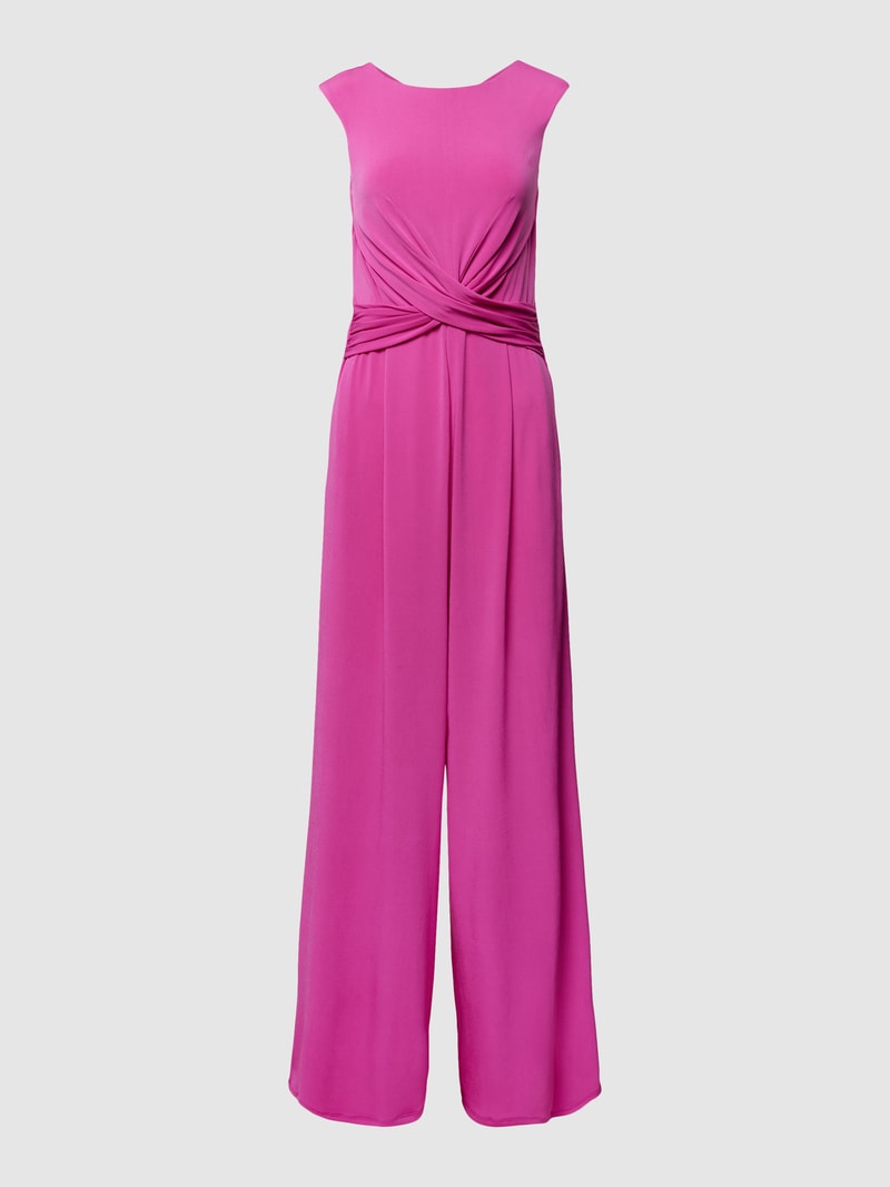 Jumpsuit mit U-Boot-Ausschnitt in pink