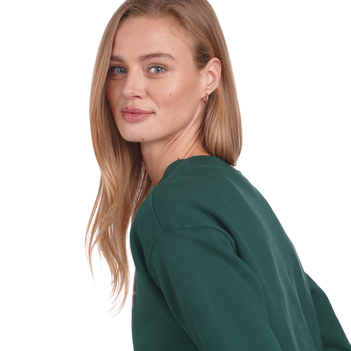 Damen Sweatshirt mit Stickerei