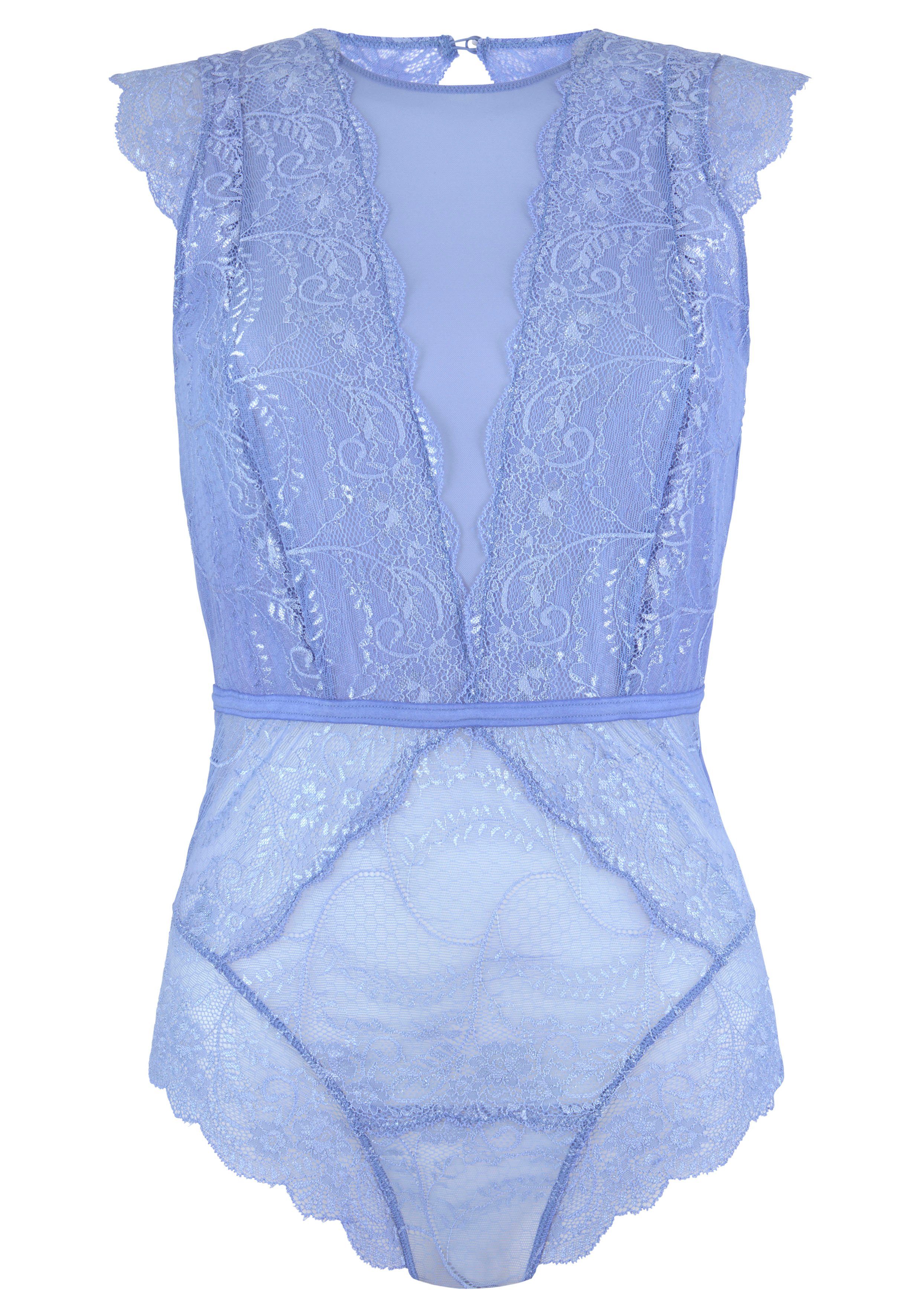 LASCANA Body aus transparenter Spitze und Netzeinsätzen, sexy Dessous