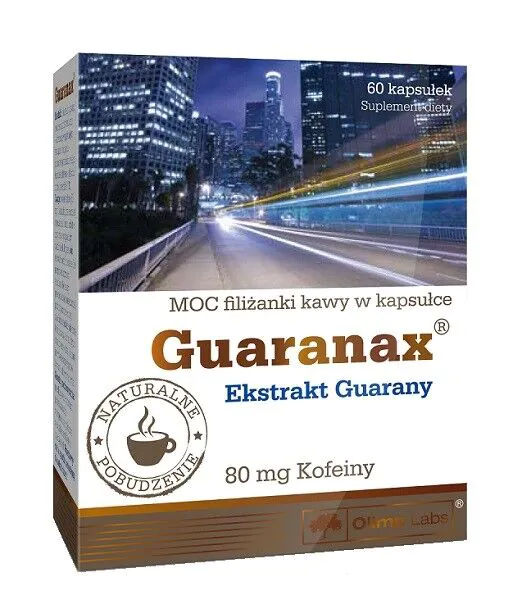 Olimp Guaranax, Συμπλήρωμα Διατροφής με Γκουαράνα, Κάψουλες