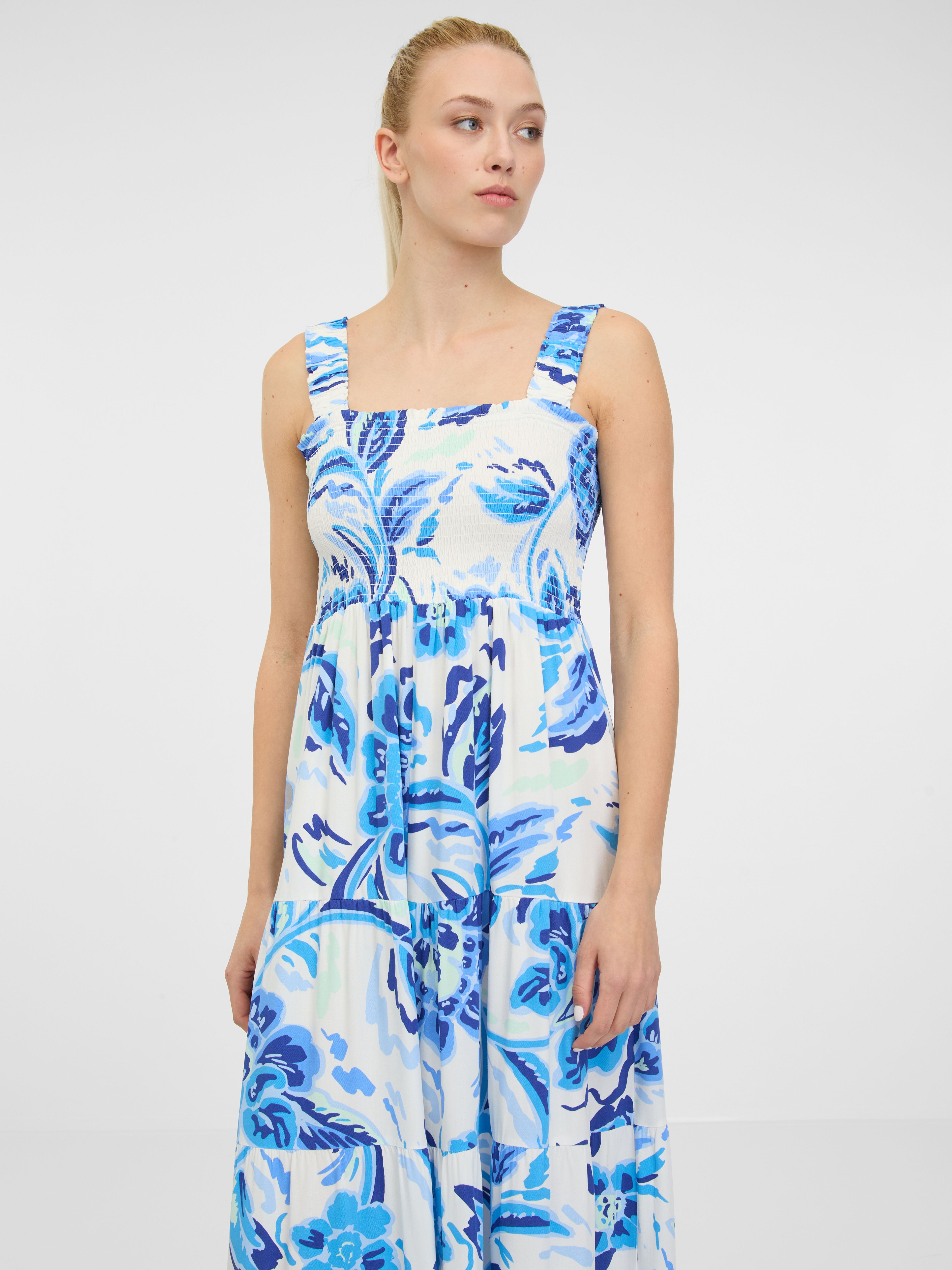 Blaues Damen Maxikleid ORSAY