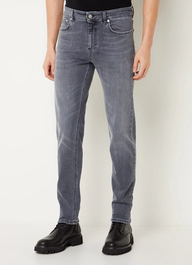 Blugi slim fit din bumbac organic Won Hundred Dean