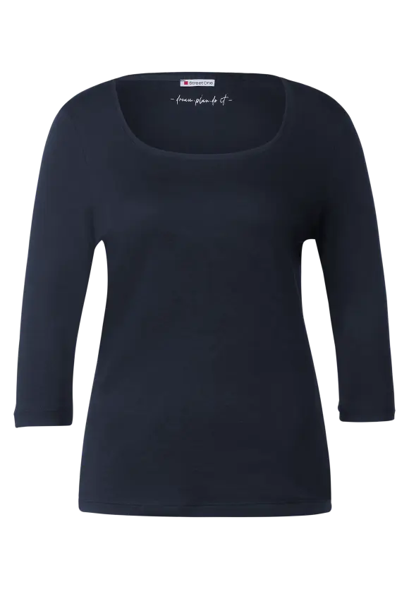 Street One Shirt mit Karrée Ausschnitt