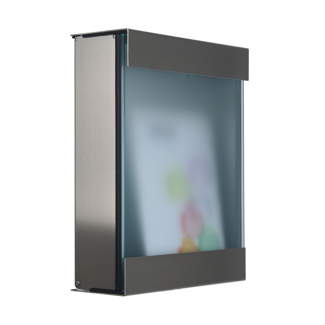 Keilbach Designprodukte Keilbach Briefkasten, Edelstahl, Glasfront