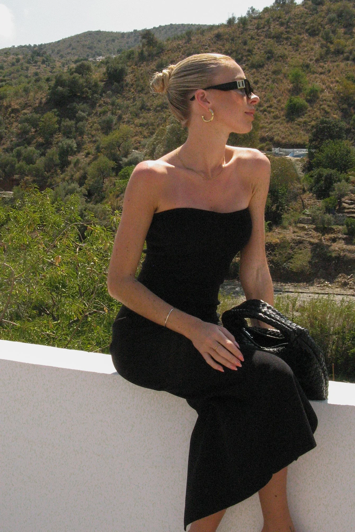 Bandeau-Midikleid