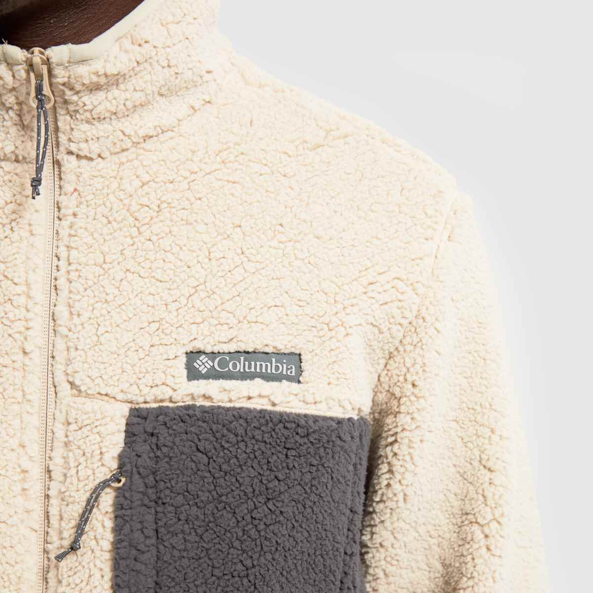 Columbia – Beige fleece i kraftigt material