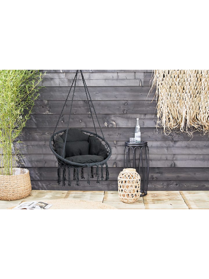 Lifa Living Hängesessel in Anthrazit - (H)120 x Ø 80 cm günstig kaufen onesize