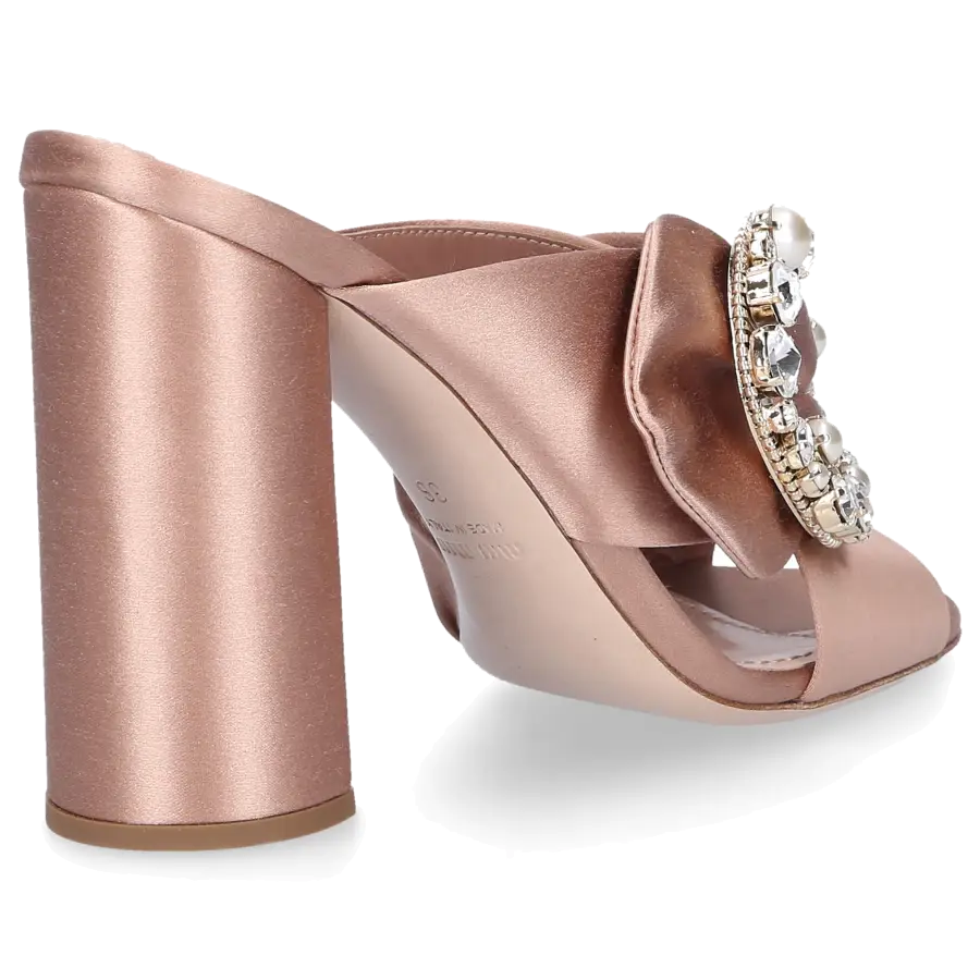 Miu Miu - Pantoletten Satin - beige