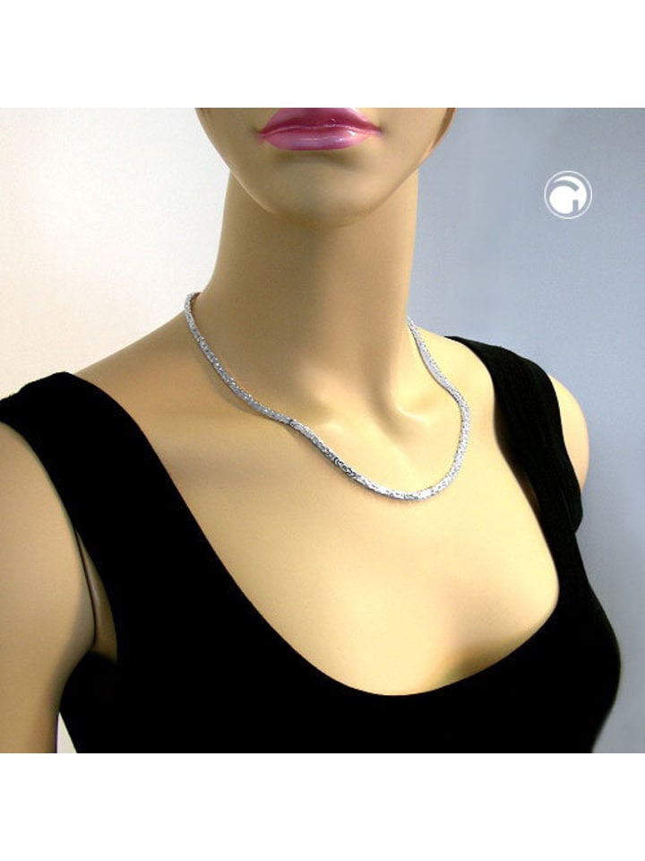 Gallay Kette 3x3mm Königskette vierkant glänzend Silber 925 45cm in silber günstig kaufen onesize