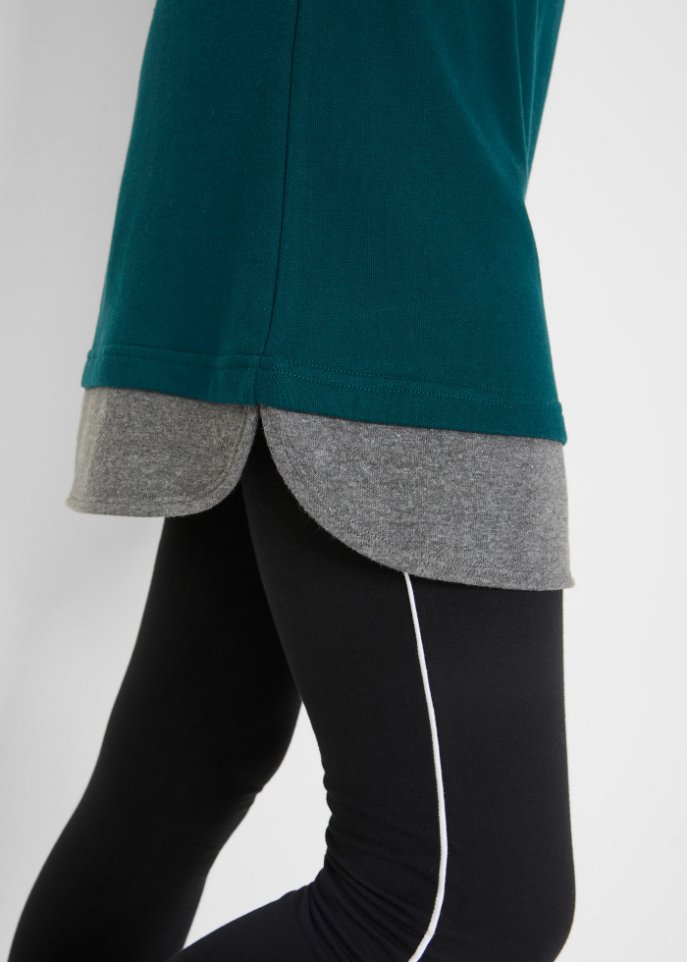 Longsweatshirt mit Leggings (2-tlg. Set)