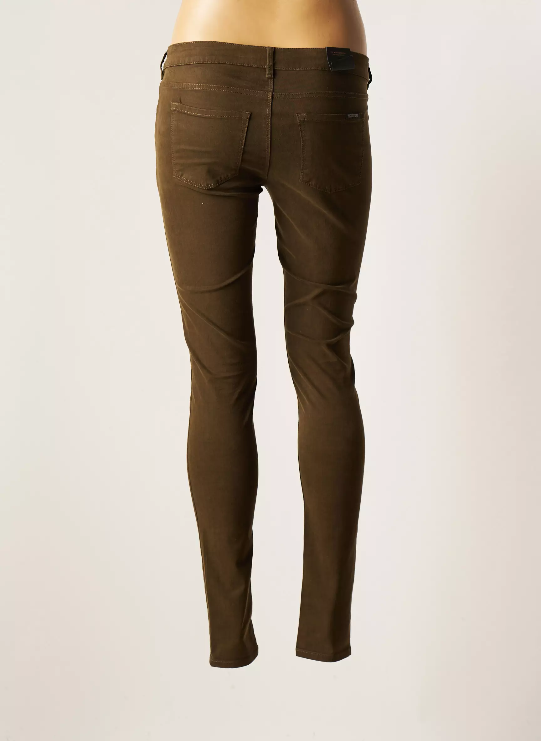 Maison Scotch Pantalons Slim Femme couleur vert