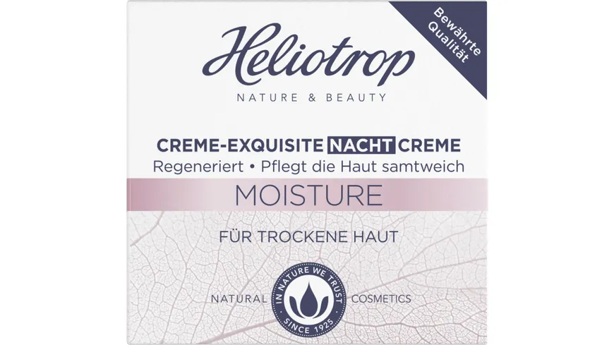 HELIOTROP Moisture Creme-Exquisite regenerierende Nachtcreme 50 ml