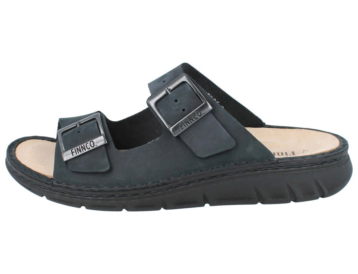 Finn Comfort Cayman Soft, blau, Pantolette Wechselfußbett