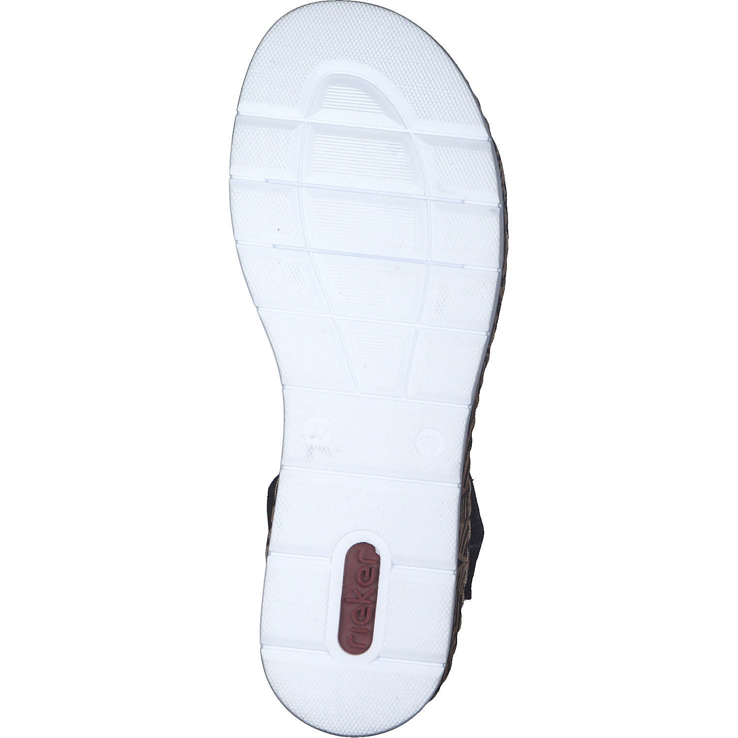 Rieker V3964, Keilsandaletten, Damen, Schwarz