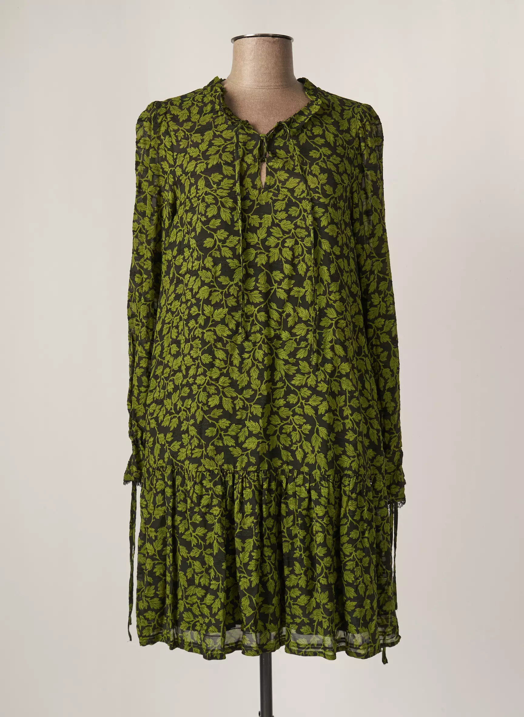 Salsa Robes Courtes Femme couleur vert