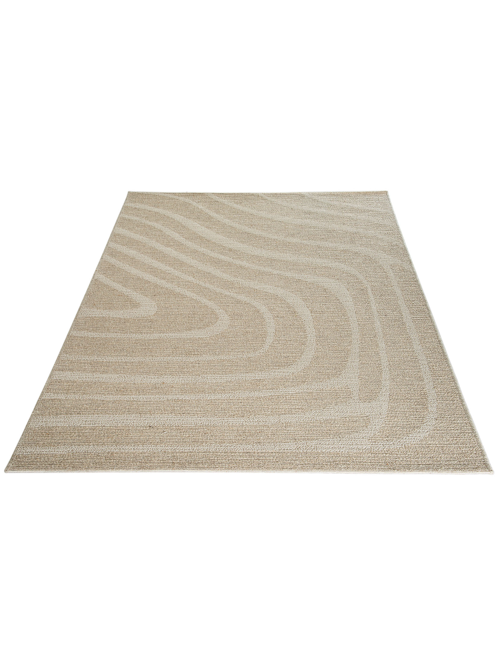 Aceno Moderner Teppich, Beige