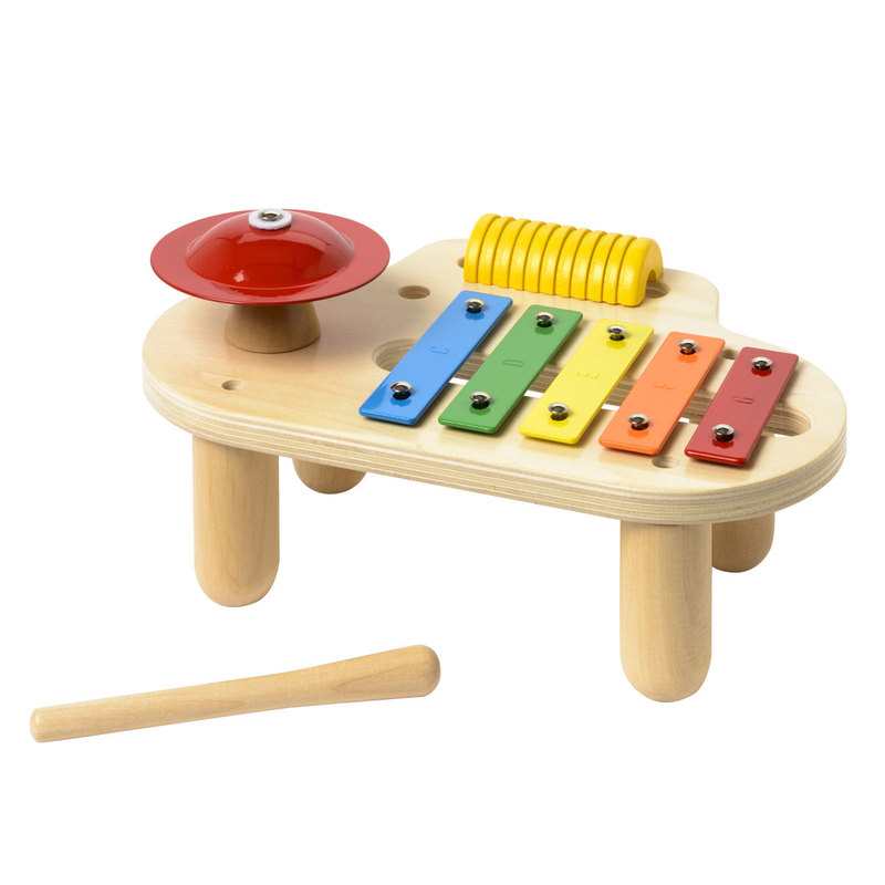 Table musicale des tout-petits en bois Oxybul