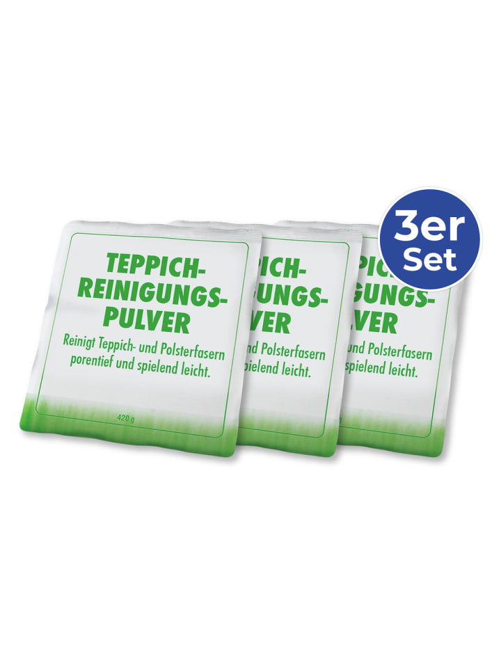 Maximex Teppich-Reinigungspulver 3er Set in Weiß günstig kaufen onesize