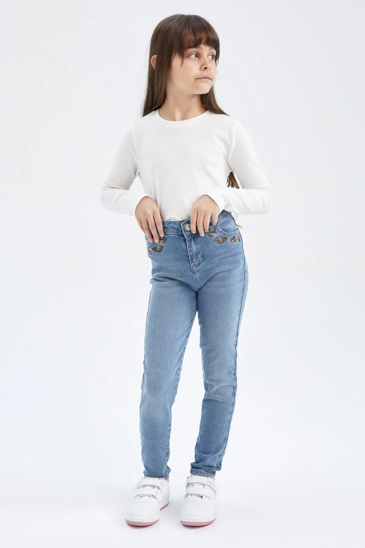 DeFacto  Skinny-Fit-Jeanshose für Mädchen