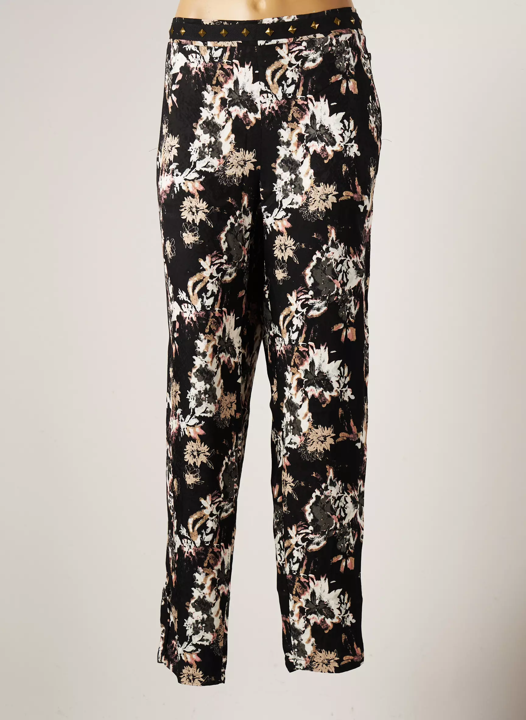 Nu Pantalon7 8 Femme couleur noir
