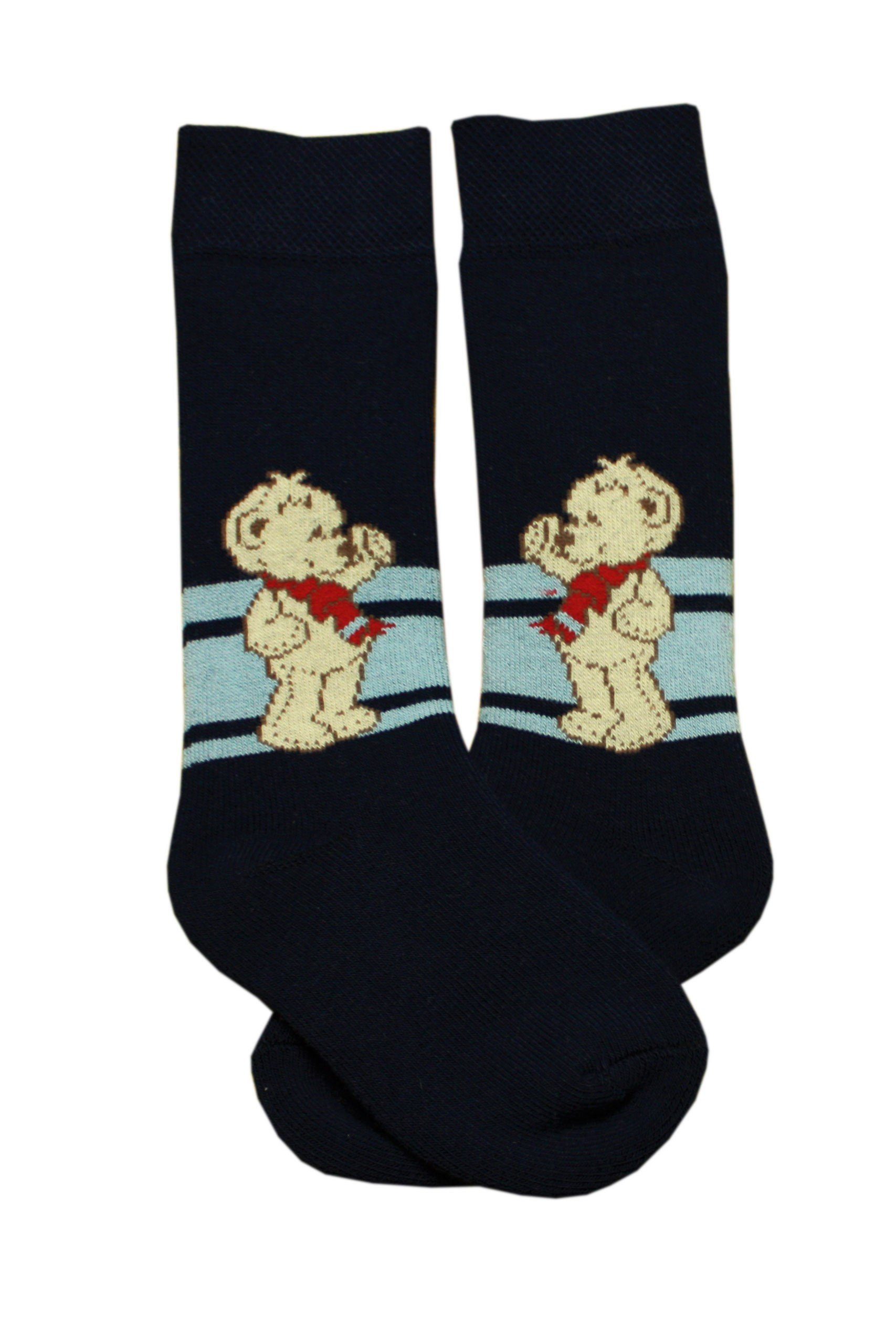 WERI SPEZIALS Strumpfhersteller GmbH Kniestrümpfe Kinder Plüsch Kniestrümpfe Thermo Voll Frottee >>Teddy<< aus Baumwolle