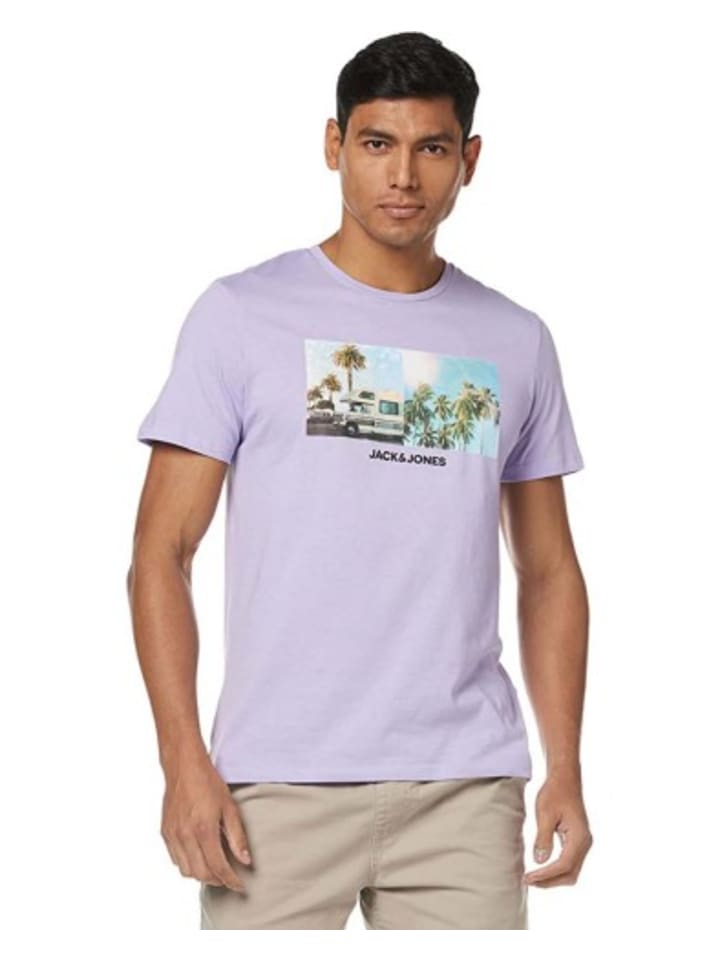 Jack & Jones Tshirt in Lila günstig kaufen
