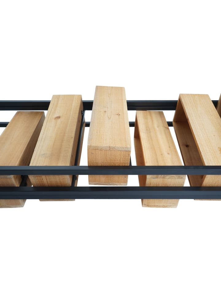 MCW Raumteiler mit Pflanzkasten L32, Gestell schwarz, naturfarben günstig kaufen onesize
