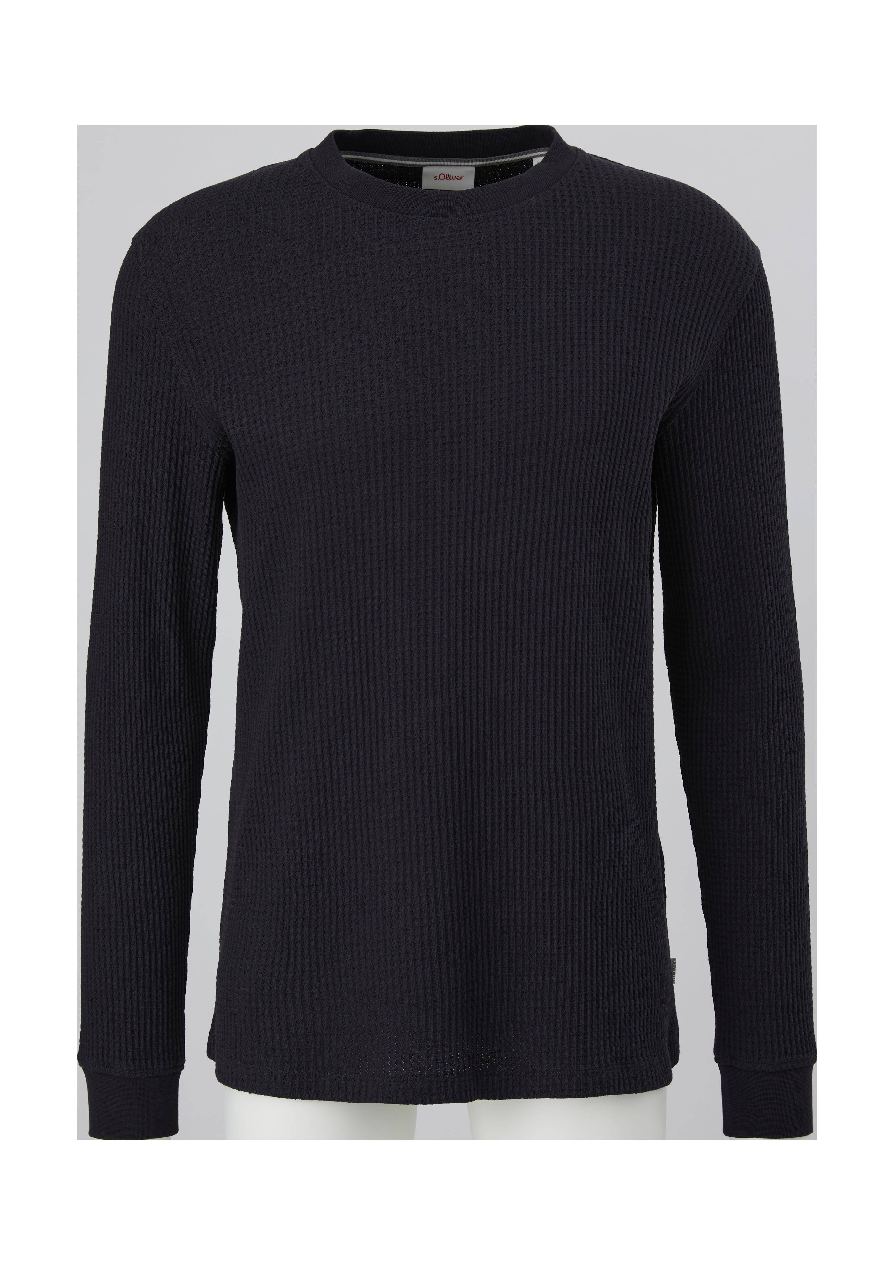Longsleeve mit Waffelpiqué-Struktur  2125976-5930