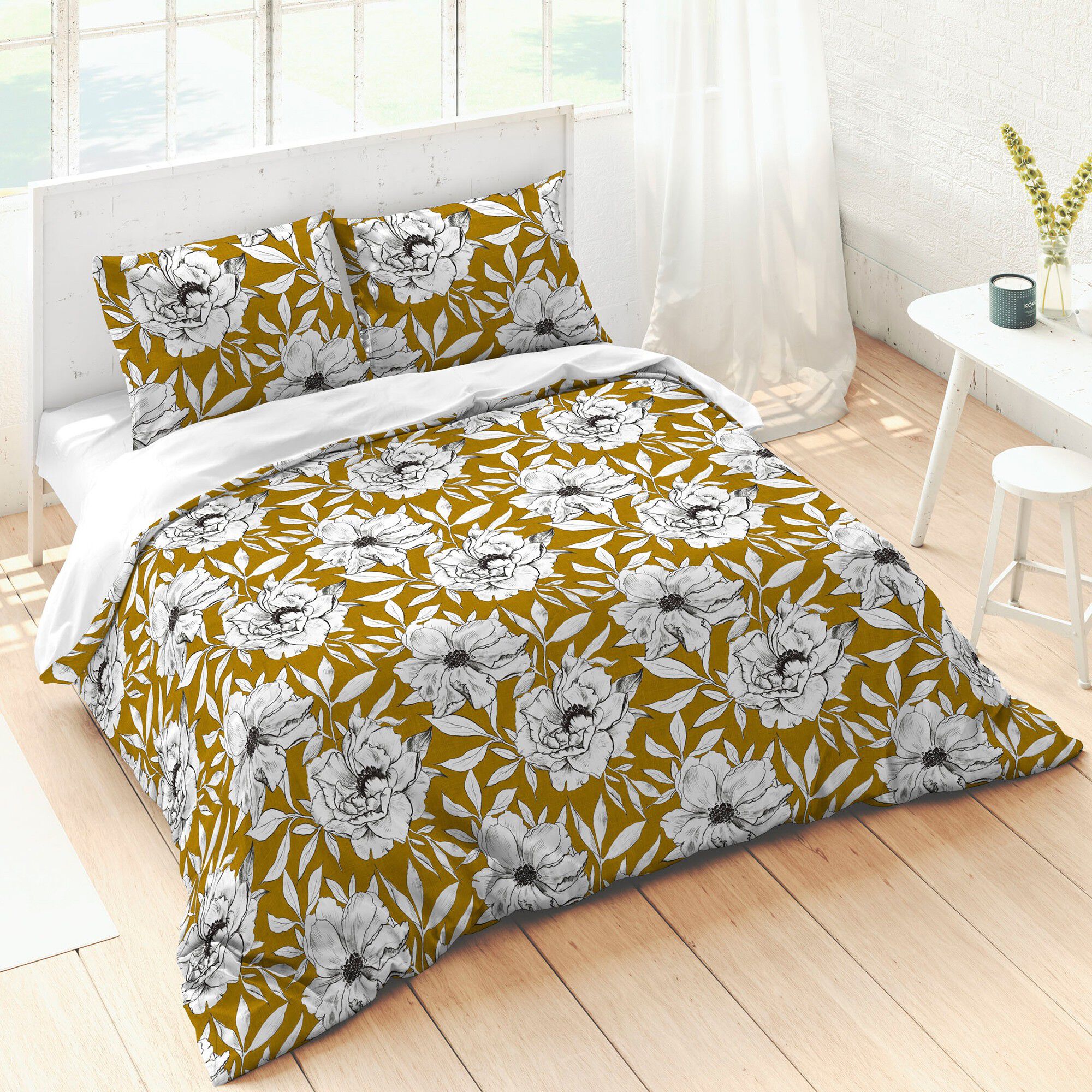 Linge de lit Mariela imprimé floral