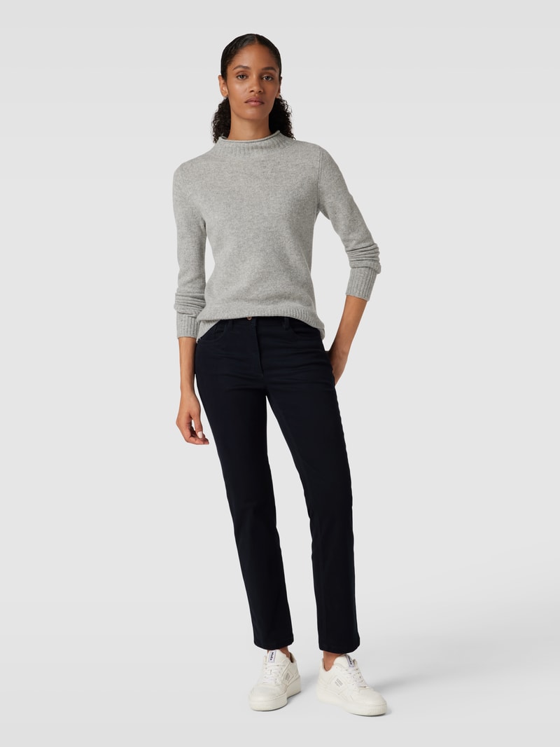 Jeans im 5-Pocket-Design Modell 'CORA' in marineblau